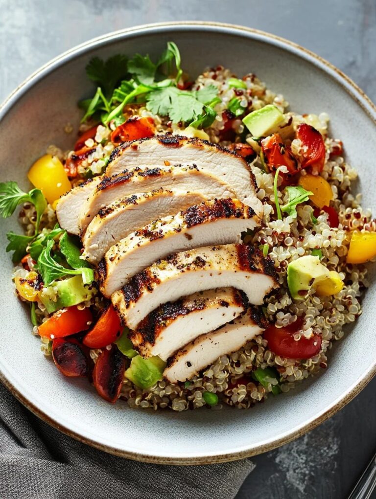 🥗 A Slim-Waist Approved Dinner: Chicken, Quinoa & Greens
