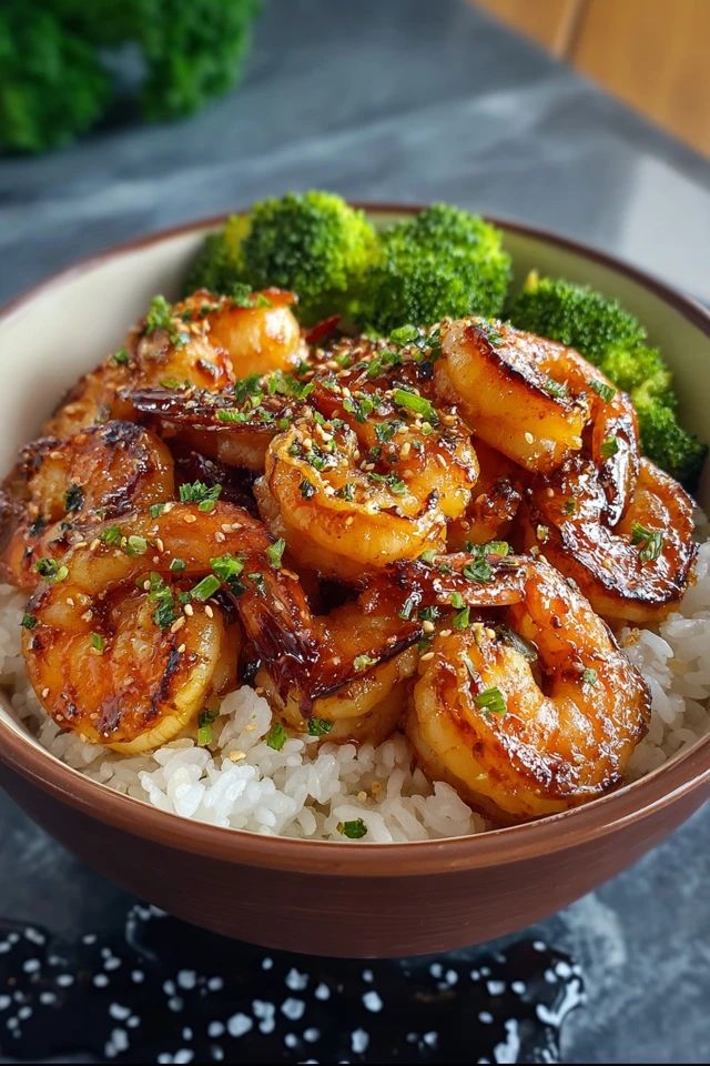 Meal Prep Honey Garlic Shrimp Bowls (Done in 20 Minutes!)