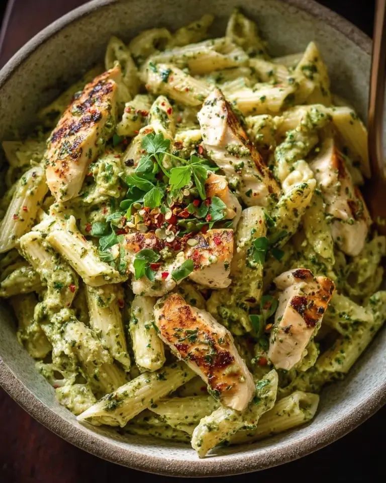 🥗 Pesto Chicken Power Bowl: The Pasta That Fuels My Day